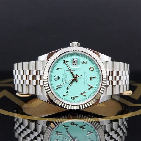 rolex arabix|rolex tiffany arabic dial.